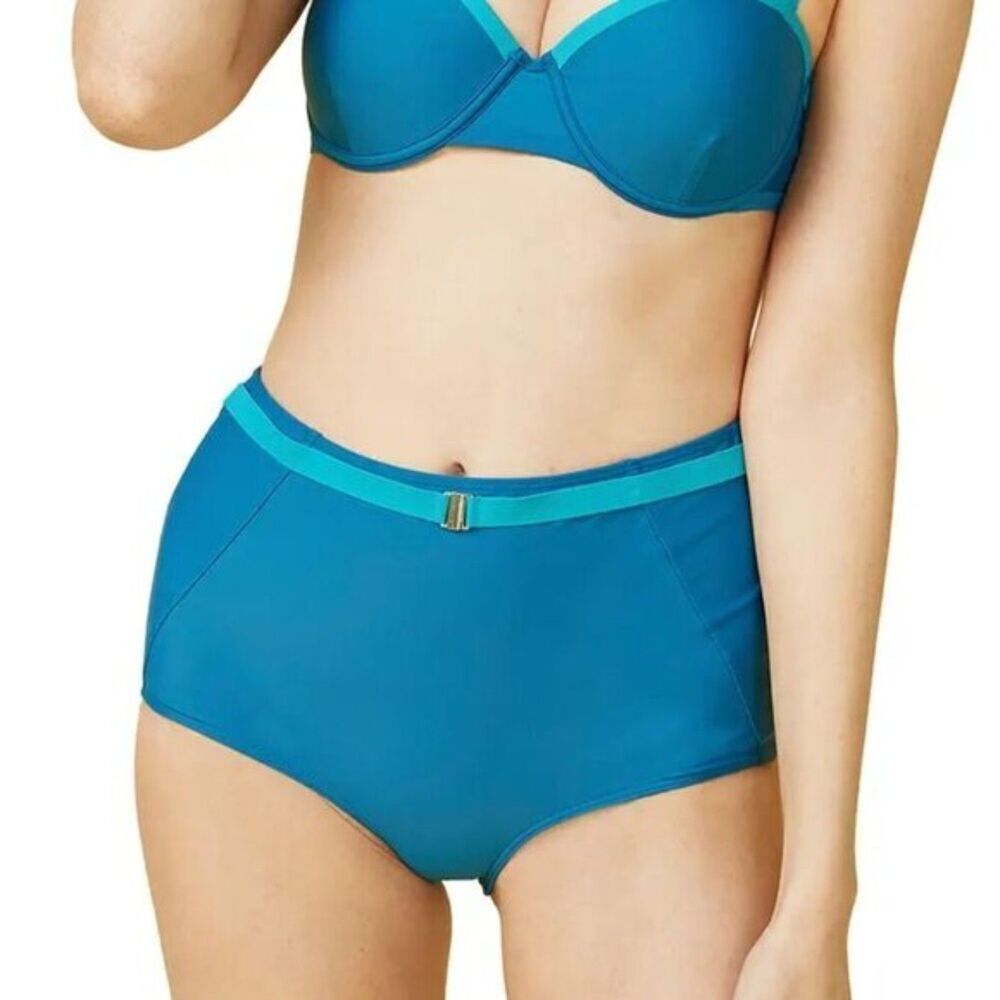 NWOT Summersalt The Fused Delta High Waist Bikini Bottoms size 6